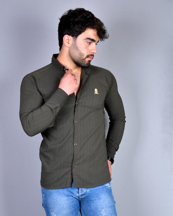 پیراهن مردانه راه راه مدل 0291