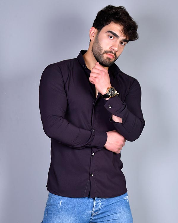 پیراهن مردانه ساده مدل 0292
