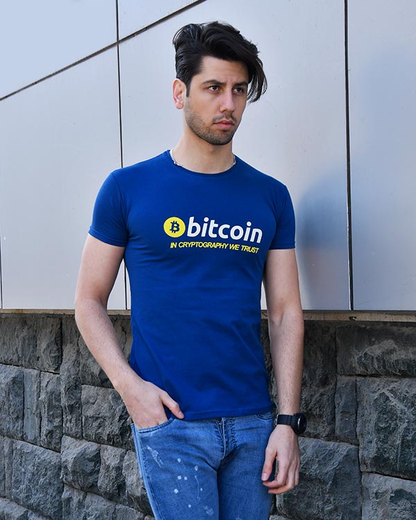 تی شرت مردانه آستین کوتاه bitcoin مدل0361