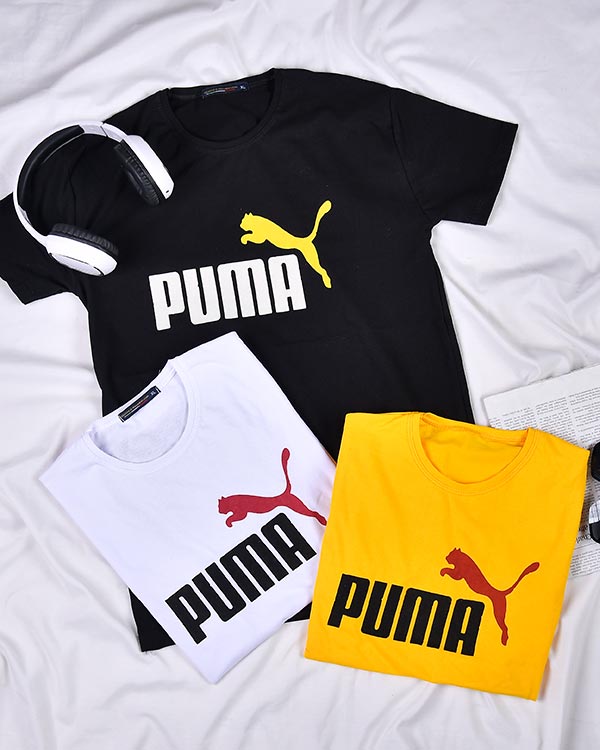تی شرت مردانه آستین کوتاه puma مدل 0370