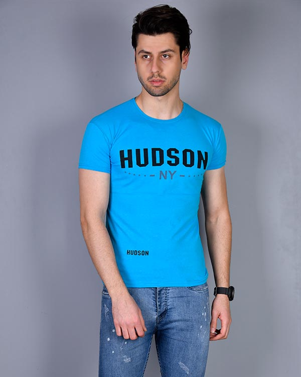 تی شرت آستین کوتاه مردانه hudson مدل 0371