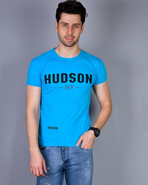 تی شرت آستین کوتاه مردانه hudson مدل 0371