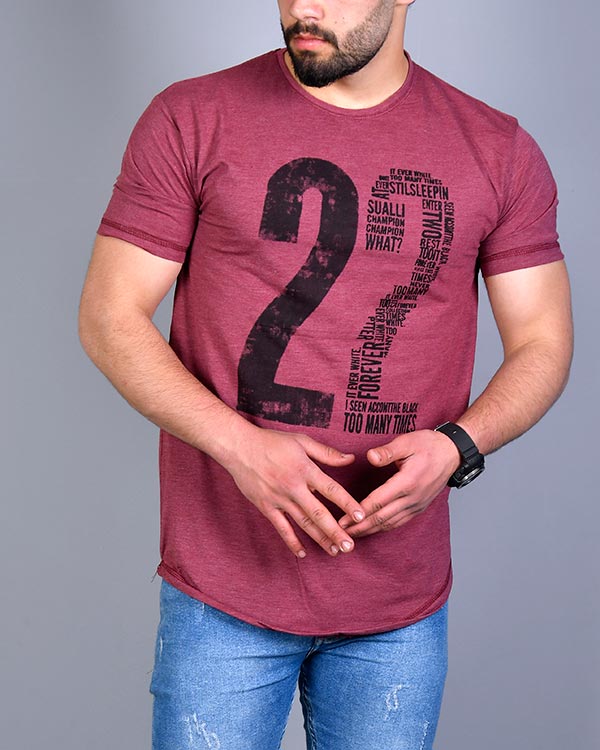 تی شرت مردانه آستین کوتاه 22 مدل 6440
