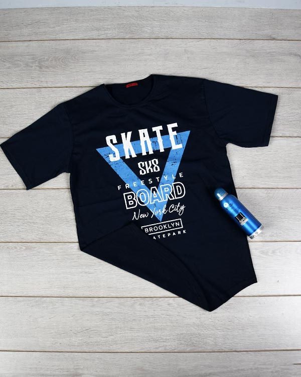 تی شرت مردانه پنبه سوپر skate مدل 0519