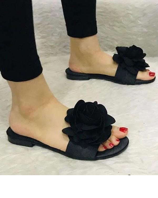 صندل دخترانه طرح گل مدل 0065