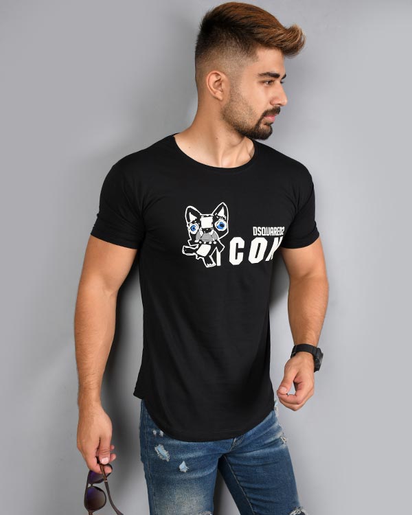 تی  شرت مردانه نخ پنبه CAT مدل 6613
