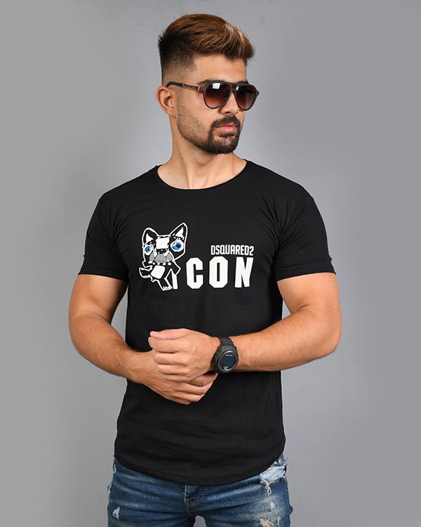 تی  شرت مردانه نخ پنبه CAT مدل 6613