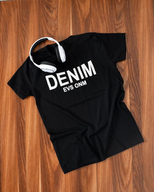 تی شرت مردانه یقه گرد DENIM مدل 7014