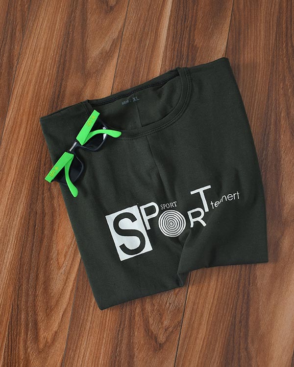 تی شرت مردانه یقه گرد SPORT مدل 7024