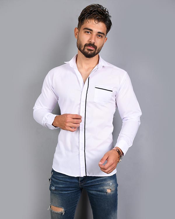 پیراهن مردانه چهار خانه گوچی مدل 1565