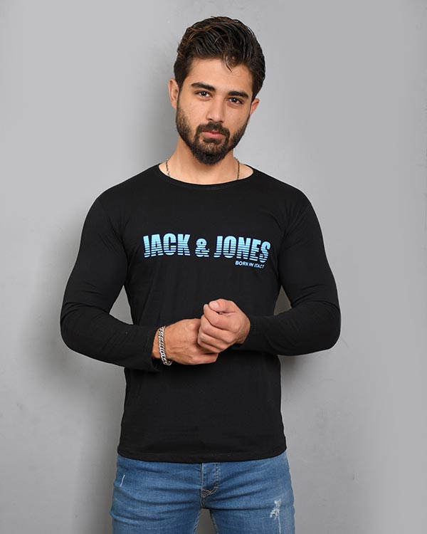 تی شرت مردانه آستین بلند jack & jones مدل 8815