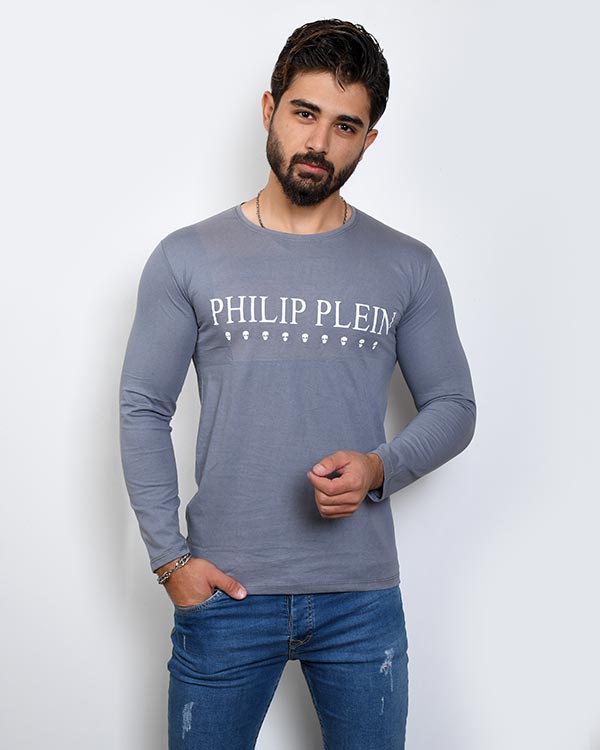 تی شرت مردانه آستین بلند philip plein مدل8820