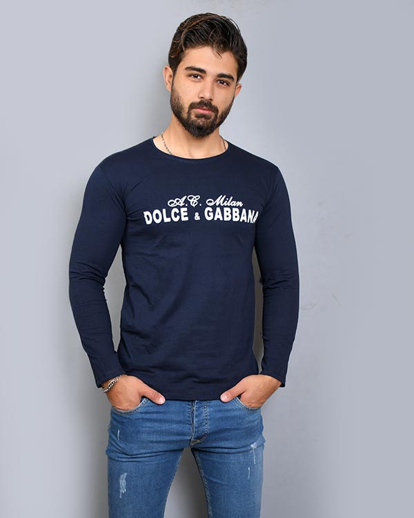 تی شرت مردانه آستین بلند d&g مدل 8822