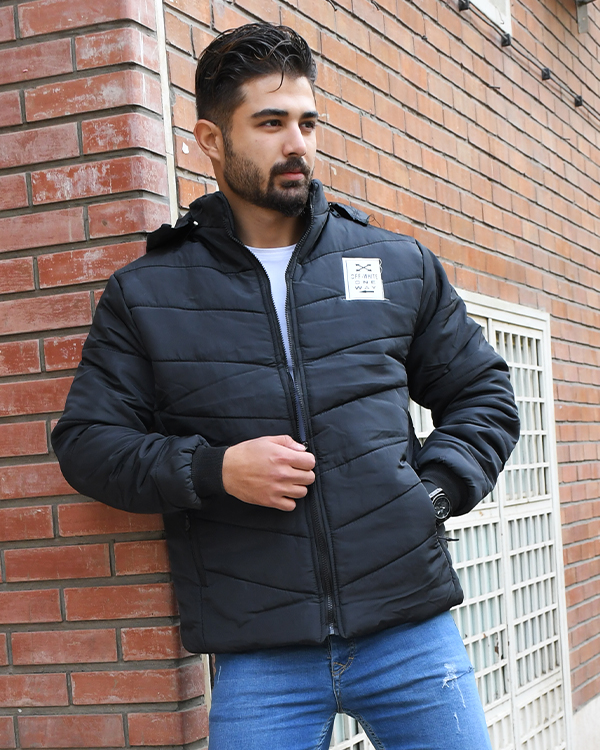 کاپشن مردانه کلاه دار مدل 2010