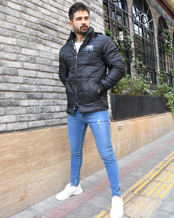 کاپشن مردانه کلاهدار مدل 2017