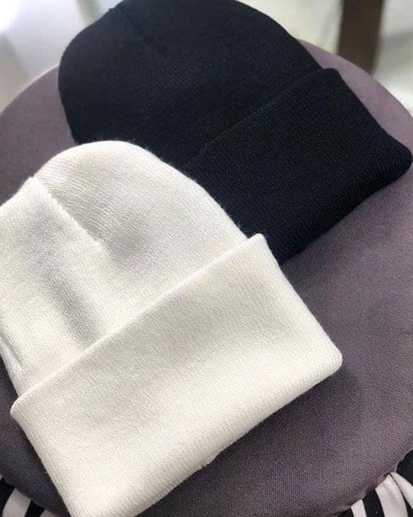 کلاه بافتی ساده مدل 2093
