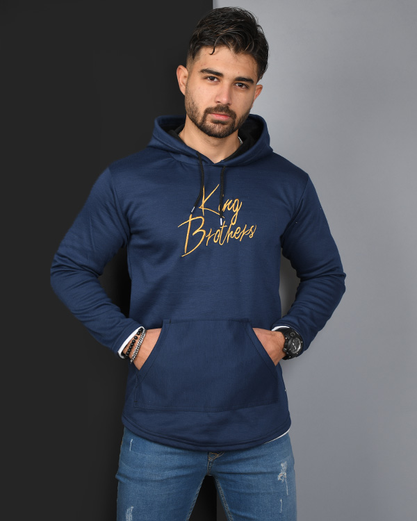 هودی مردانه کلاهدار king brother مدل2166