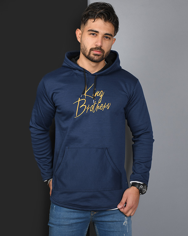 هودی مردانه کلاهدار king brother مدل2166