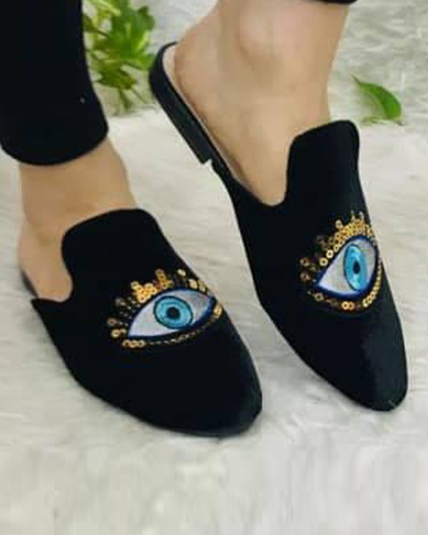 صندل زنانه چشم زخم مدل 2407