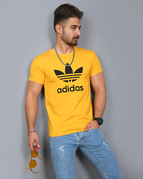 تی شرت مردانه آستین کوتاه adidas مدل 2518