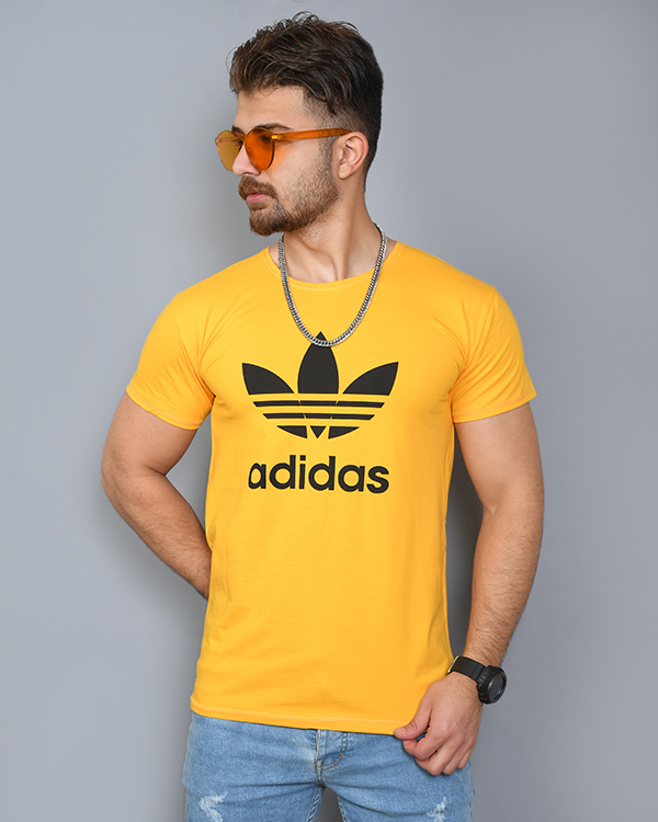 تی شرت مردانه آستین کوتاه adidas مدل 2518