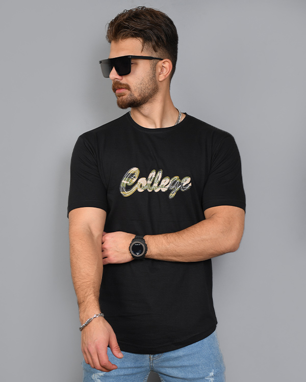 تی شرت مردانه آستین کوتاه COLLAGE مدل 9022