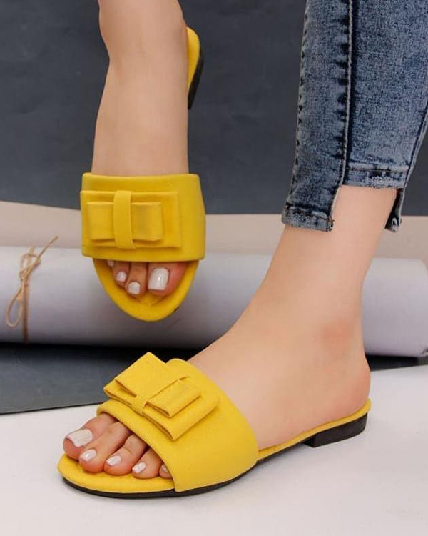 صندل زنانه پاپیونی مدل 2559