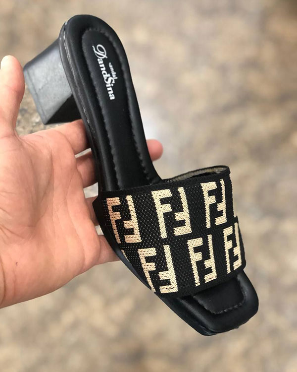 صندل زنانه بافتی FENDI مدل 5009