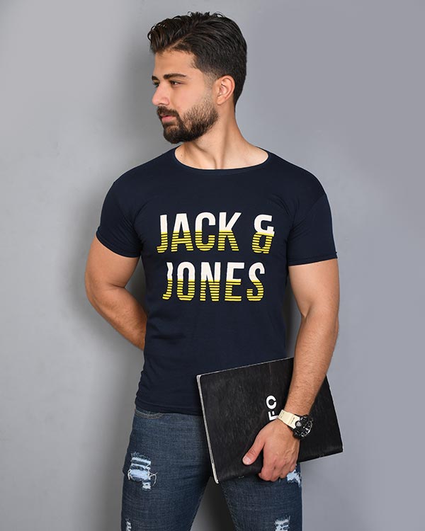 تی شرت مردانه آستین کوتاه J&C مدل 2070