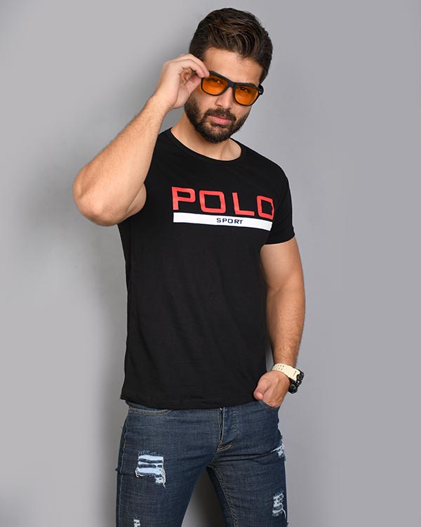 تی شرت آستین کوتاه مردانه POLO مدل 7120