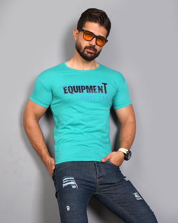تی شرت مردانه یقه گردEQUIMPENT  مدل 7126