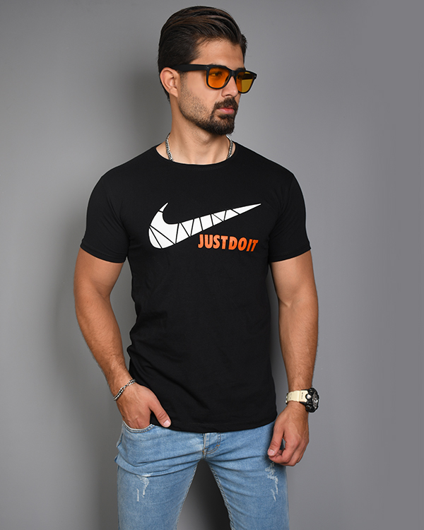 تی شرت مردانه یقه گرد JUST DO IT مدل 2027