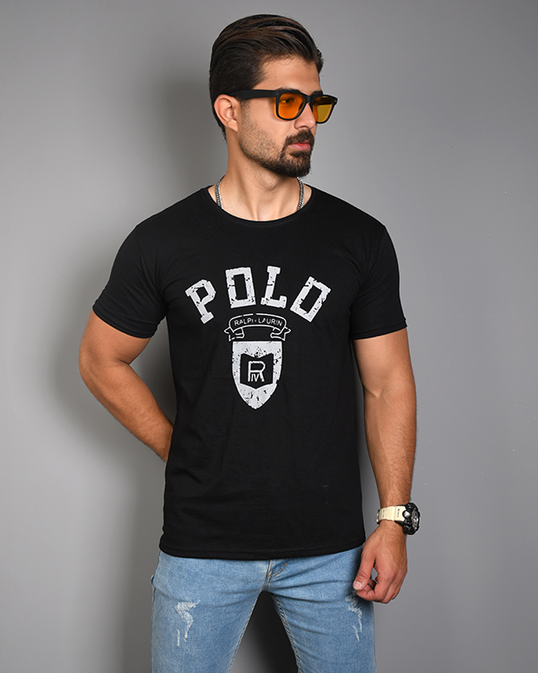 تی شرت مردانه یقه گرد POLO مدل 2821