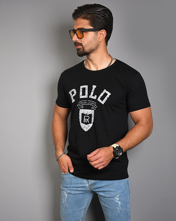 تی شرت مردانه یقه گرد POLO مدل 2821