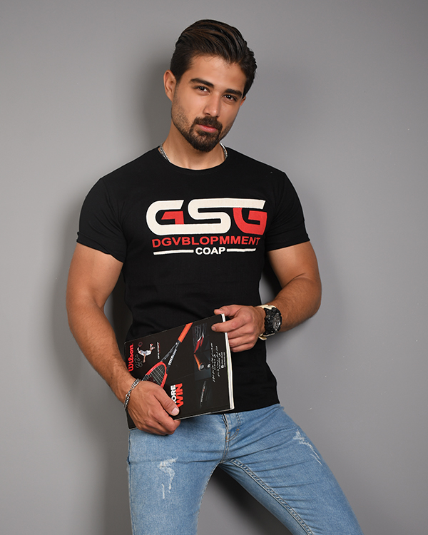 تی شرت مردانه یقه گرد COPA  مدل 2822