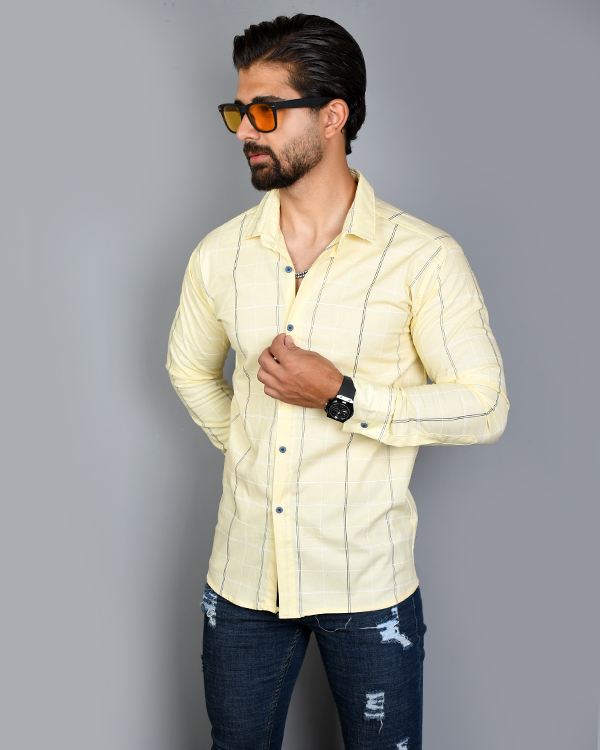 پیراهن مردانه چهار خانه مدل 2830