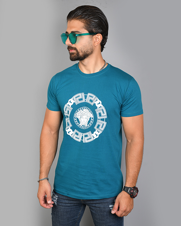 تی شرت مردانه یقه گرد ورساچ مدل 3046