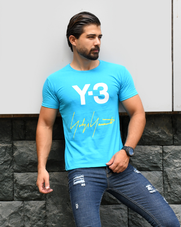 تی شرت مردانه یقه گرد Y-3 مدل 4131