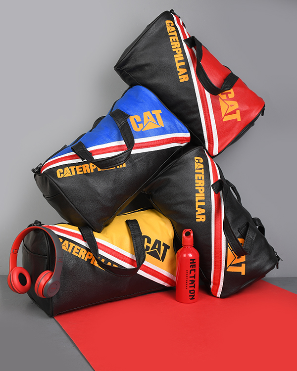کیف ورزشی مردانه دو رنگ cat مدل 3153