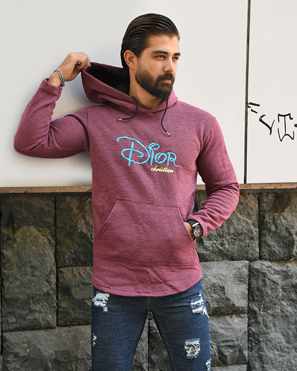 هودی مردانه کلاهدار dior مدل 3188