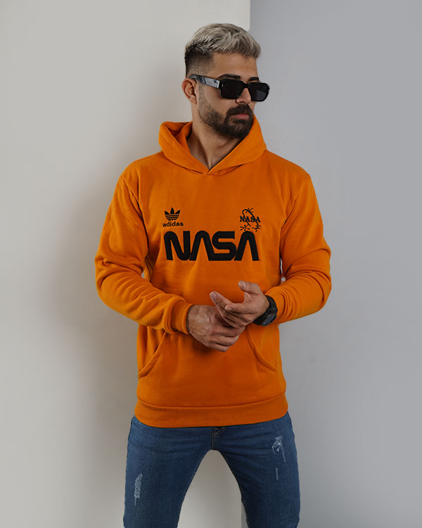 هودی مردانه کلاهدار nasa مدل 3473