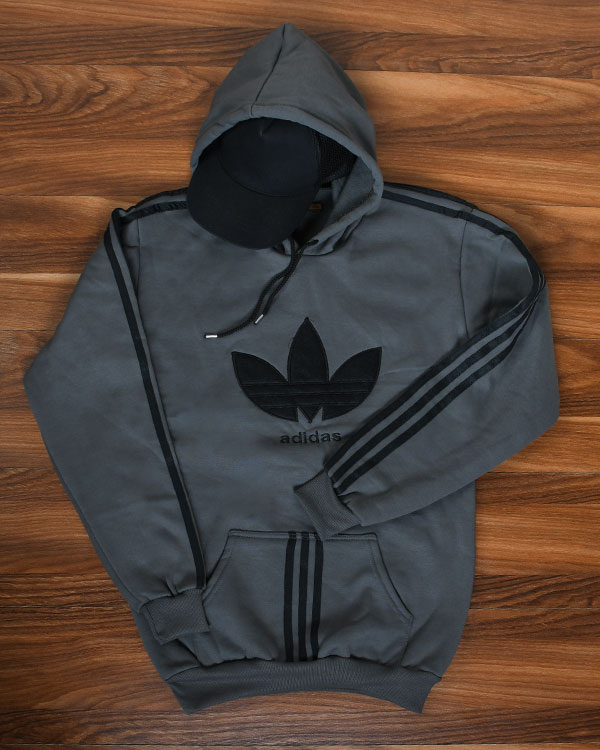 هودی مردانه کلاهدار adidas مدل 3479