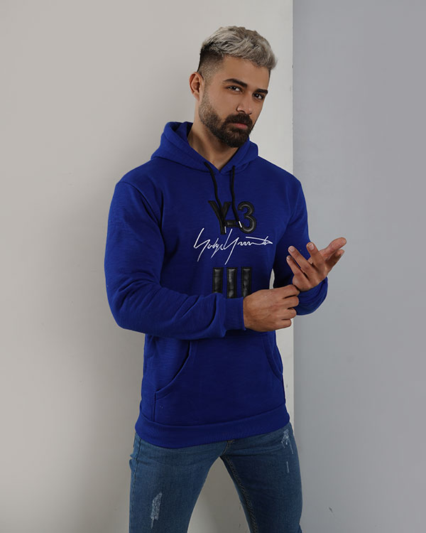 هودی مردانه کلاهدار  Y-3 مدل 3485