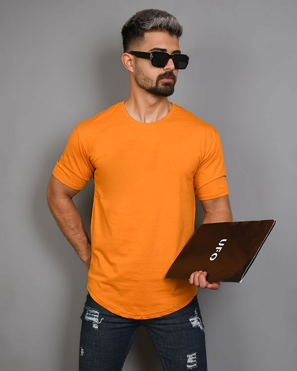 تی شرت مردانه یقه گرد ساده مدل 3531