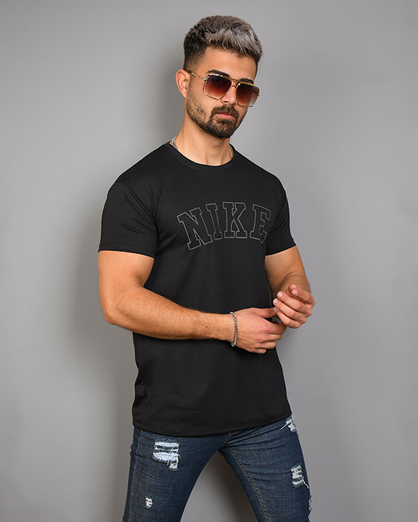 تی شرت مردانه یقه گرد nike مدل 4435