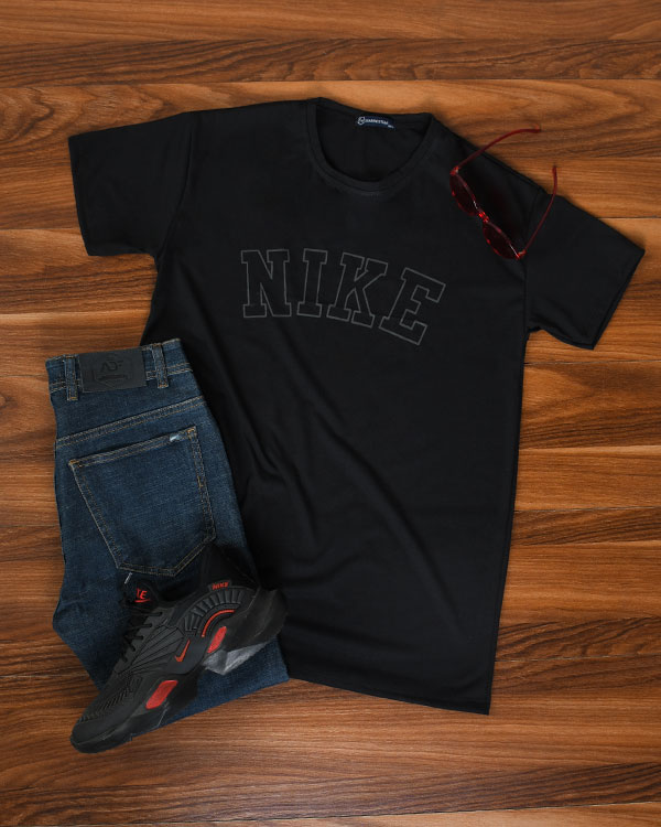 تی شرت مردانه یقه گرد nike مدل 4435
