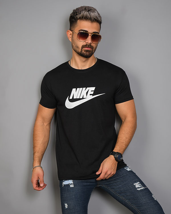 تی شرت مردانه یقه گرد نایک مدل 3545