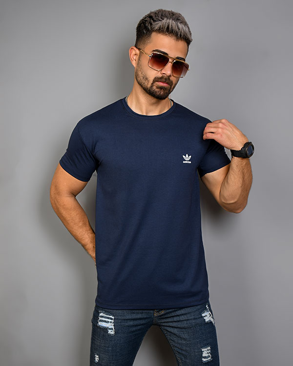 تی شرت مردانه یقه گرد adidas مدل 3547