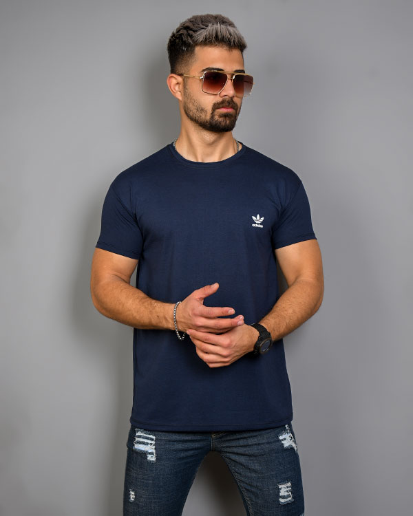 تی شرت مردانه یقه گرد adidas مدل 3547