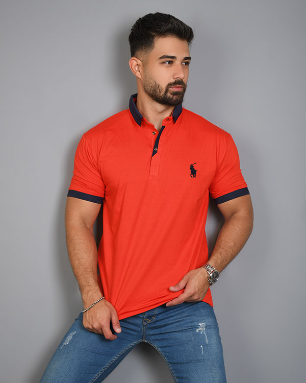 تی شرت مردانه یقه دار Polo90 مدل3620